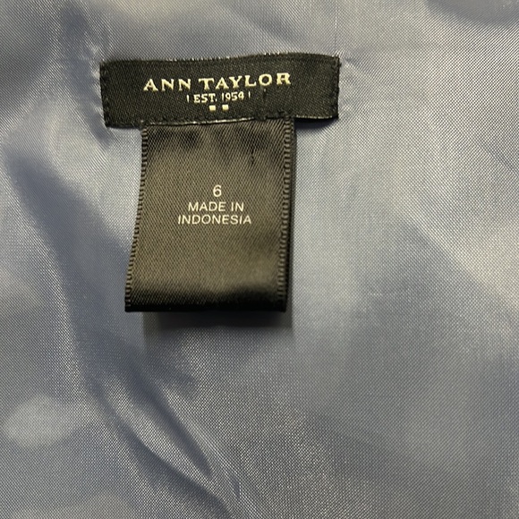 Ann Taylor Printed Dress Blue - Picture 5 of 6